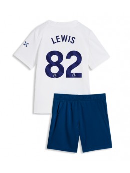 Manchester City Rico Lewis #82 Ausweichtrikot für Kinder 2026-27 Kurzarm (+ Kurze Hosen)